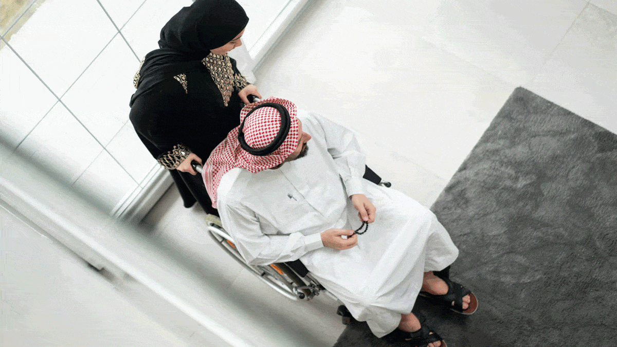 صورة تمكين ذوي الهِمم في المملكة العربية السعودية: هِمة وإلهام